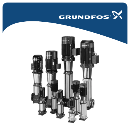 Bomba vertical serie CR de Grundfos